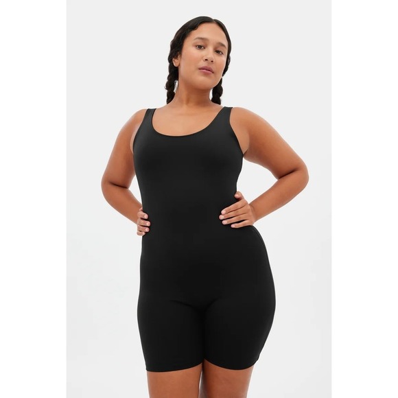 Girlfriend Collective Black Bodysuit Recycled Polyester Blend XXL - Picture 1 of 3